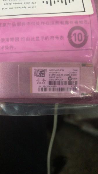 QSFP-40G-ER4 40GBASE-ER4トランシーバモジュール LC 40KM SMF
