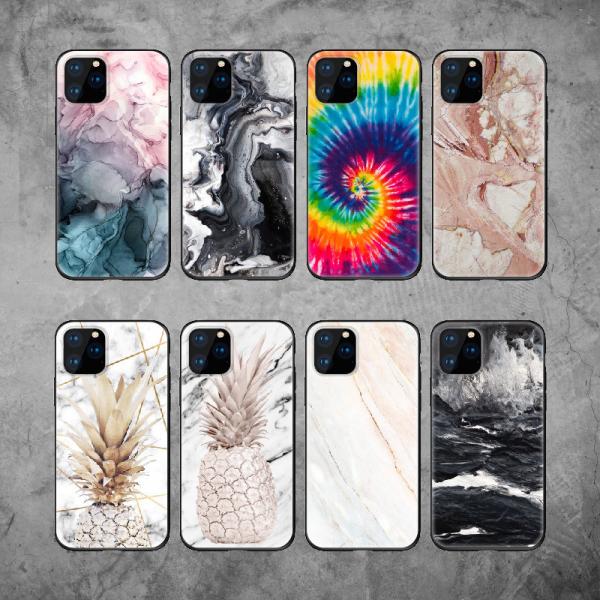 Decorative Pineapple Phone Cases Full Wrapped Matte Mobile Cover For Iphone 11