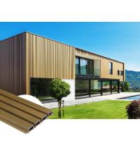 Revestimento exterior composto do carvalho 219x26mm para o Woodgrain da casa de campo 3D