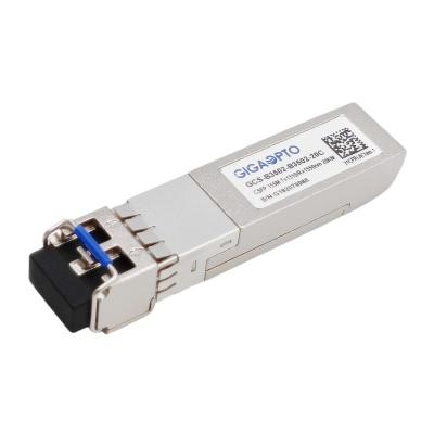 100BASE Compact SFP Dual Bidirectional Optical Fiber Transceiver TX1310nm RX1550nm LC 20km DOM
