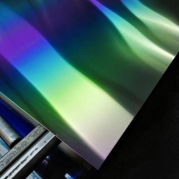 316L 316Ti Stainless Steel Decorative Sheet Color Gold Plates Metal 300mm
