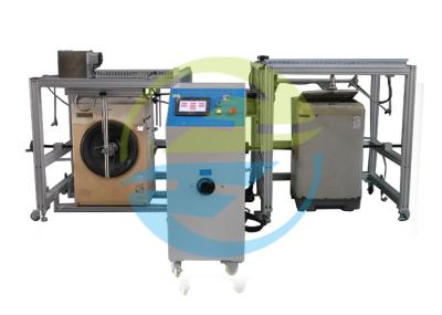 Teste de desempenho da máquina de lavar roupa PLC