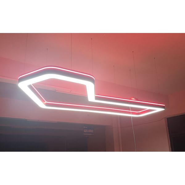 Aluminium Led Circle Pendant Light SMD5630 Hanging Circle Led Light