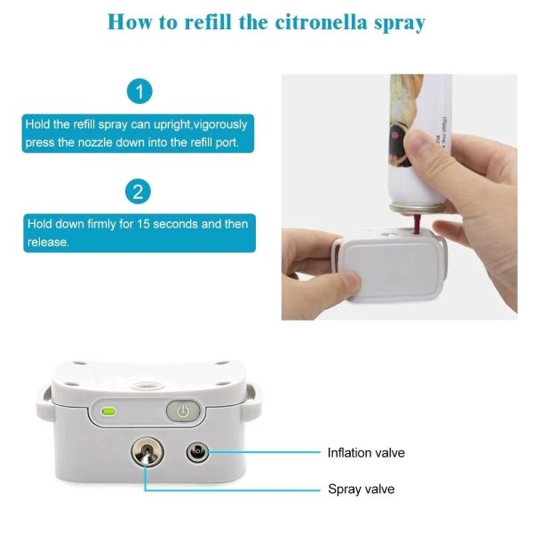 Fashionable Plastic Nylon Electronic Dog Agility Training Collar PT-520 Remote Control Bark Stopper Spray Feature Waterproof