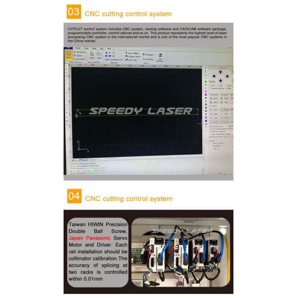 Compact Structure Metal Fiber Laser Cutter / Cnc Laser Cutter 1500W Laser Power