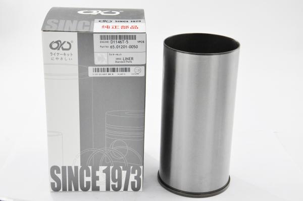 D1146 Doosan Engine Cylinder Liner Daewoo Excavator Spare Parts Anti Rust