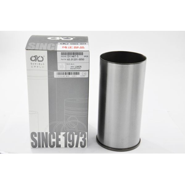 D1146 Doosan Engine Cylinder Liner Daewoo Excavator Spare Parts Anti Rust