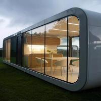 Fabrique en gros Maison préfabriquée Cabine à pommes Petite boîte de café Maison de bureau mobile Extérieur Populaire Mini Container préfabriqué Maison