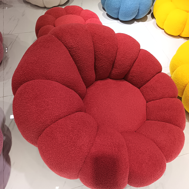 Modern Comfortable Bean Bag Sofa Chair Popular Pumpkin Single Sofa for Small Apartment for Balcony & Bedroom Use
