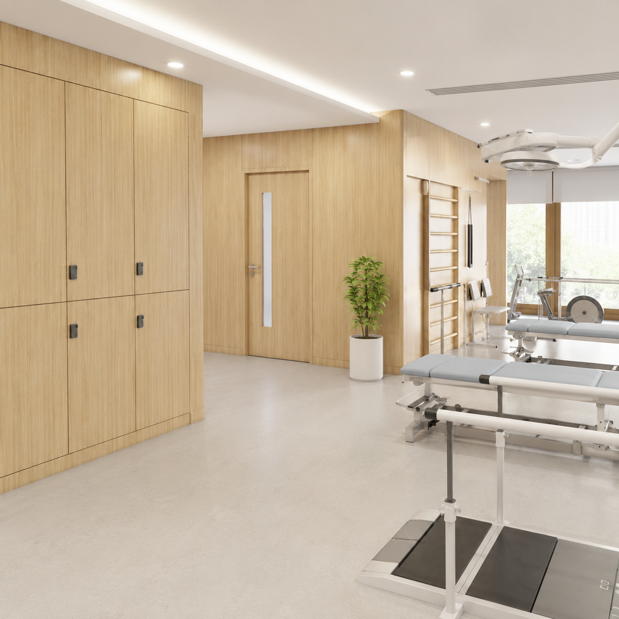 Antibacterial HPL High Pressure Laminate Panels, Impact Resistant Wall Cladding for Hospital Corridors, Easy to Clean & Stain Resistant
