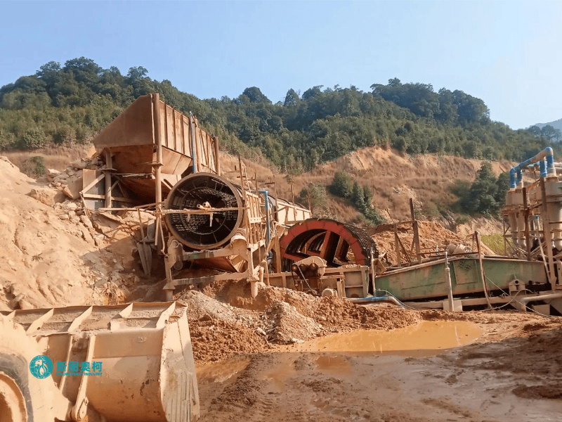 Gold Trommel Screen 12t/H 15t/H Gold Mining Equipment Trommel