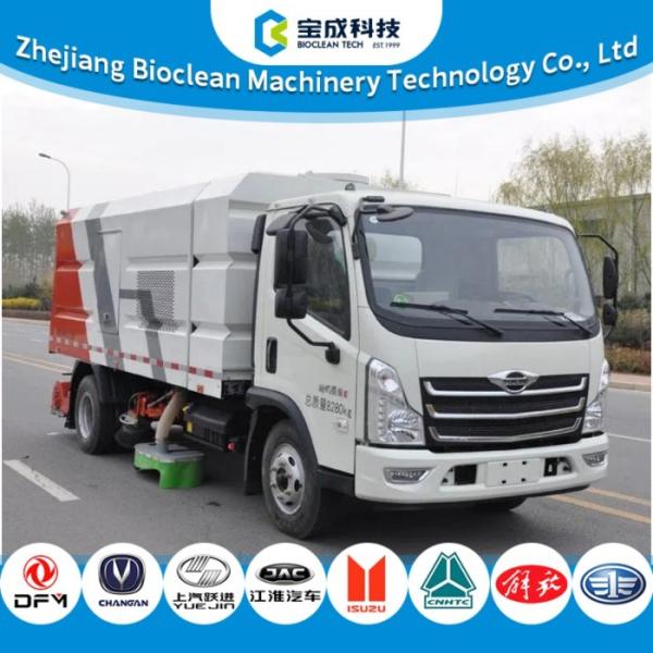 Safety 8.3ton Diesel Truck Mounted Road Sweeping Machine ZBJ5080TSLB6