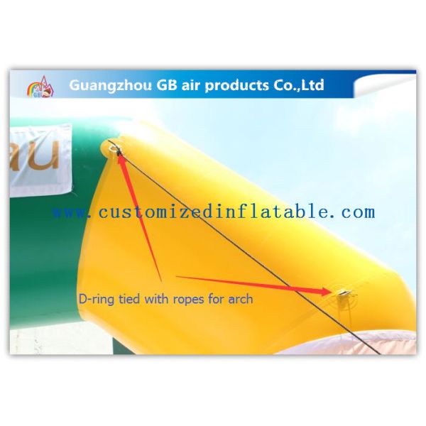 Outdoor Halloween Inflatable Archway Air Arch With Inflatable Advertising Signs