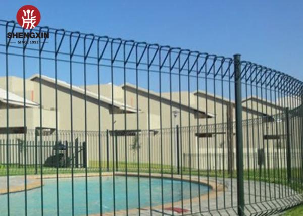 50x150mm Decorative Brc Mesh Fence 6ft Galvanized Powder Coated Roll Top