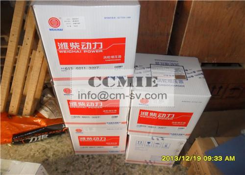 Sinotruk Weichai WD615 Engine Turbocharger for Changlin / XCMG / XGMA 95 * 115 * 12mm