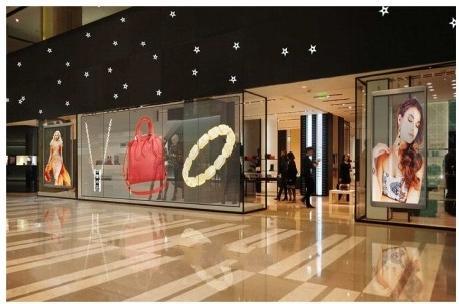Transmittance Up To 83% For Full Screen Invisible LED Film Display Screen On Glass Walls