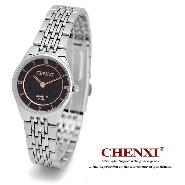 Rose Gold 030A Roman Numbers Big Bezel Watches Man Unisex Couple's Gift Watch Pink Black Stainless Steel Watches Man