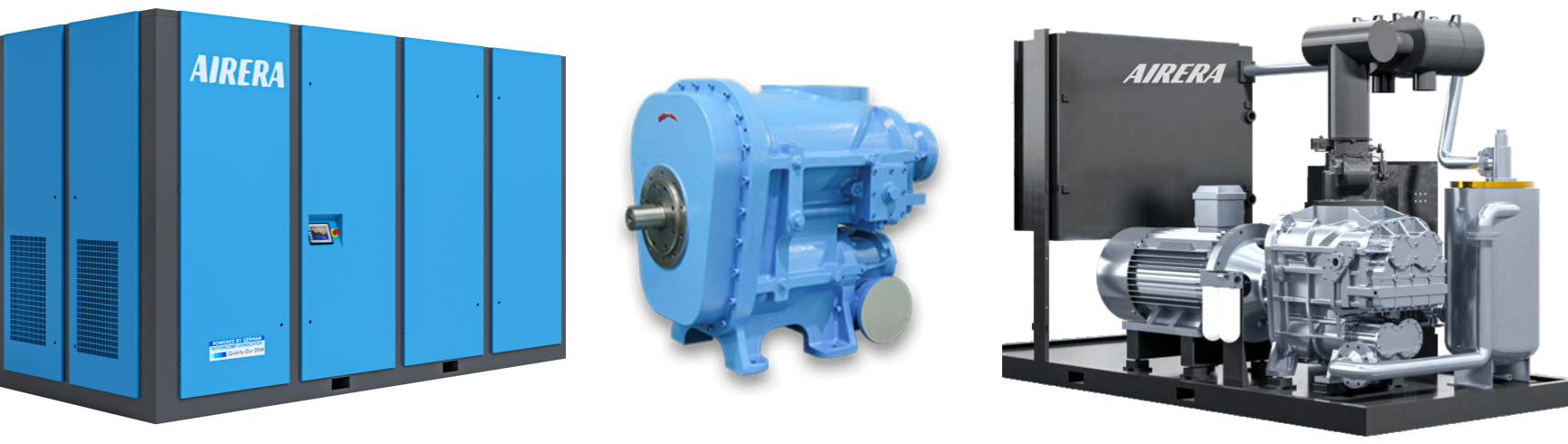 7.5KW To 400KW Low Pressure Screw Air Compressor Energy Efficient