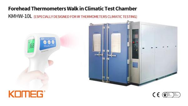 IR Thermometer Walk In Climatic Test Chamber With Double Door