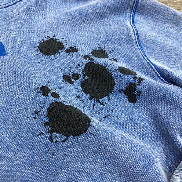 OEM Custom Contract Stitch Distressed Vintage Pullover Fleece Cotton Oversized Stone Washed Streetwear Hoodies