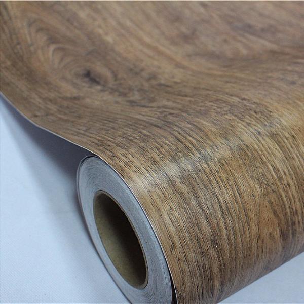 Boa textura Película autoadhesiva de madeira de grãos de PVC para móveis 60cm*10m