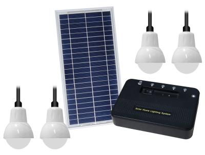 Chargeur de téléphone de lumière de pièce de ménage de système de Mini Solar Emergency Generator Lighting aux secteurs de -grille