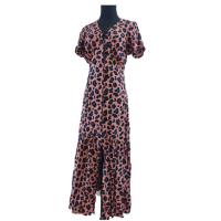 Summer Floral Printed Short Sleeve Ladies Casual Wear