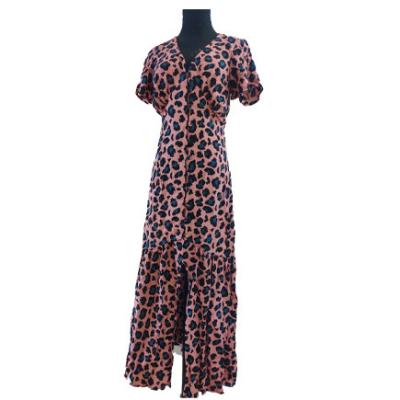 Summer Floral Printed Short Sleeve Ladies Casual Wear