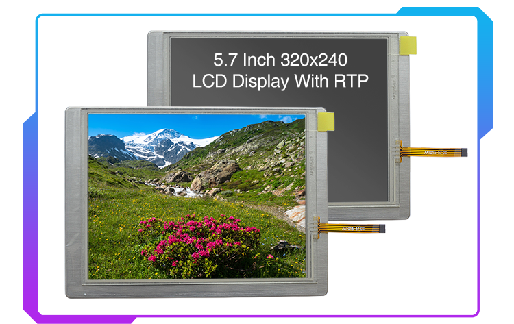 High Brightness 5.7 TFT LCD Display 320x240 colour TFT Panel Touch Screen ODM
