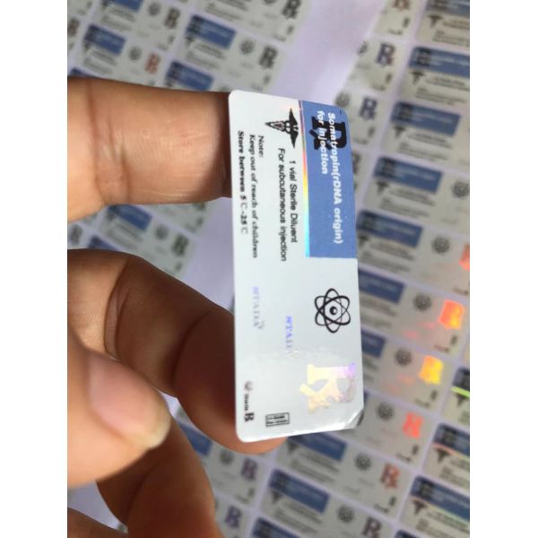 Peptide HcG HG H Injection Bottle Labels Printing Of 2ml Bottle And 1ml Ampoule