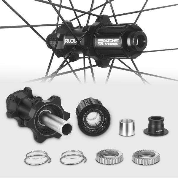 Carbon Fiber 700C Disc Brake Wheelset 6 Claw 30mm Outer 21mm Inner Rim