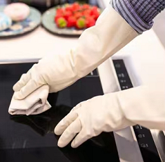 Corrosion Resistant Nitrile Dishwashing Gloves 13 Mil Chemical Resistant Gloves Nitrile