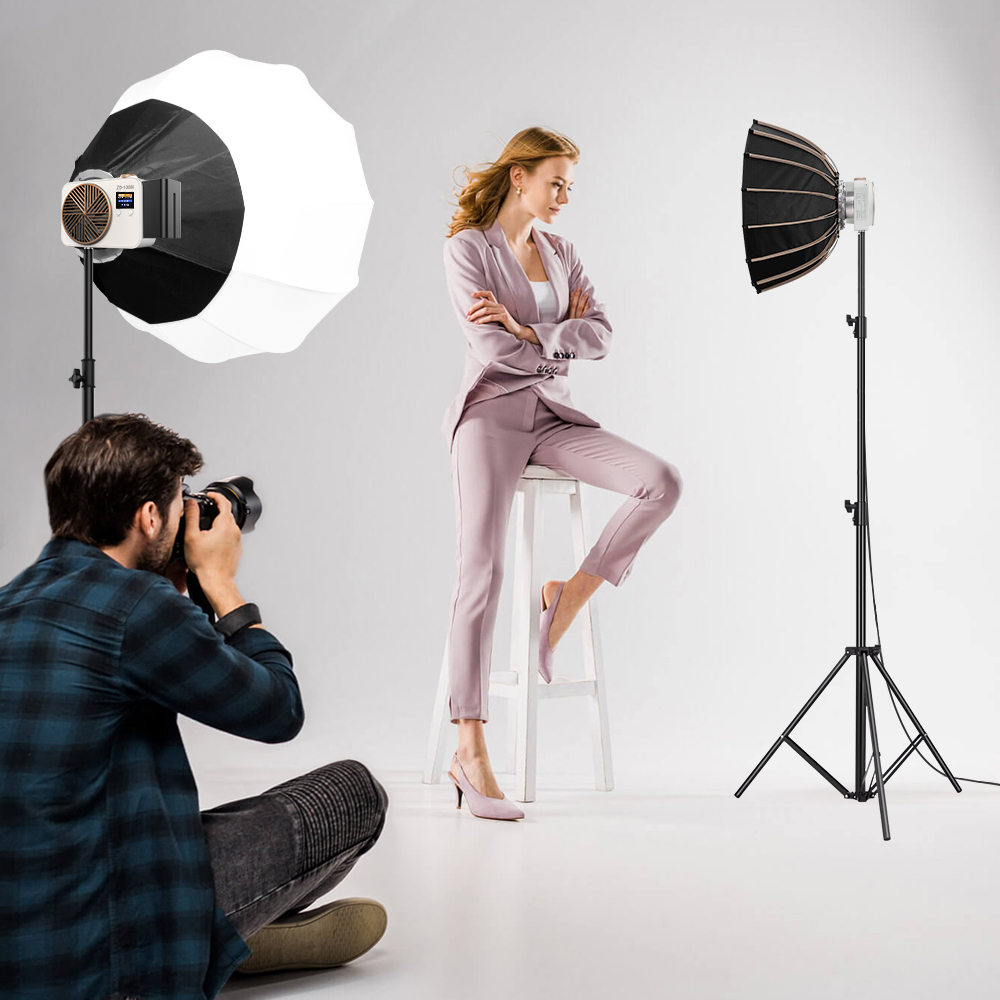 10 видов светового эффекта 7500k Cob Led Film Light с зарядкой для освещения фотостудии