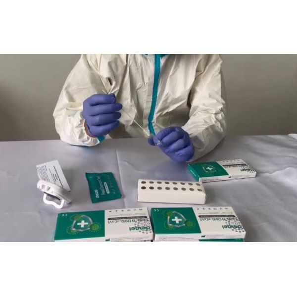 Point of Care Novel Corona Virus POCT 2019-NCoV Rapid Test Swab Antigen Single Pack Self Test Kit