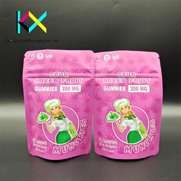 Moisture Resistant Flexo Printed Pouches Child Proof Recyclable
