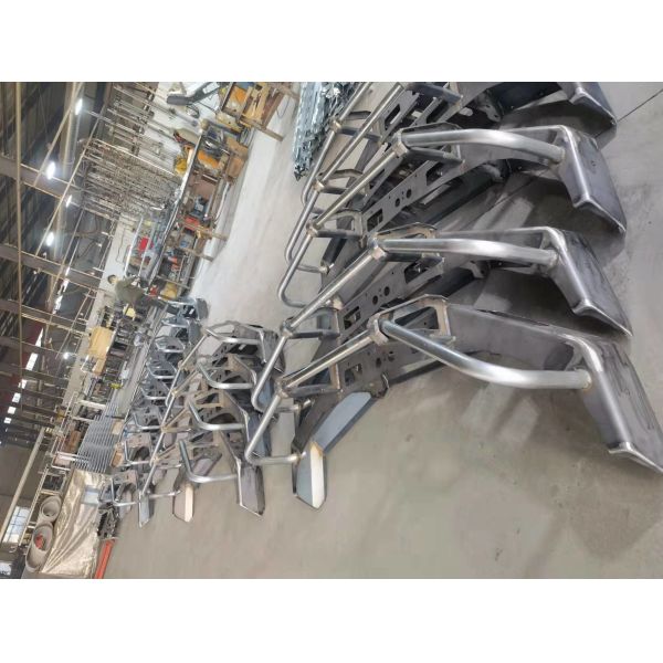 steel bumper 4x4 Front offroad bull bar for Land cruiser 90（loop dismountable）