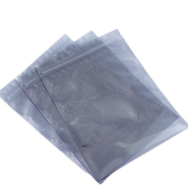 Grey Components Packaging OEM Anti Static ESD Shielding Bags Logo Printed