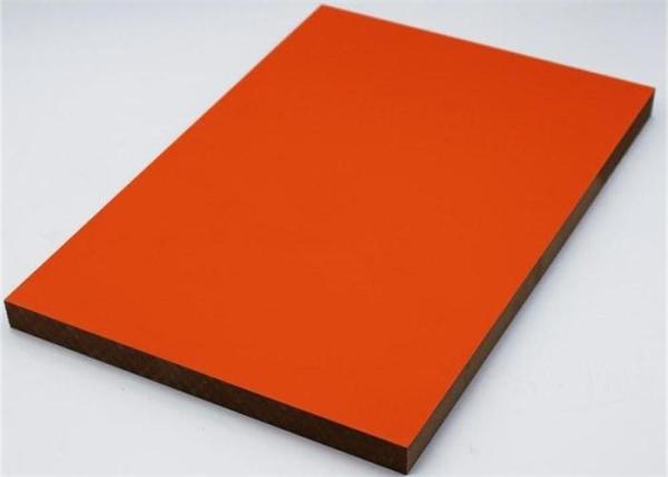Planície placa laminada PVC do MDF de 0,35 milímetros para a mobília interior
