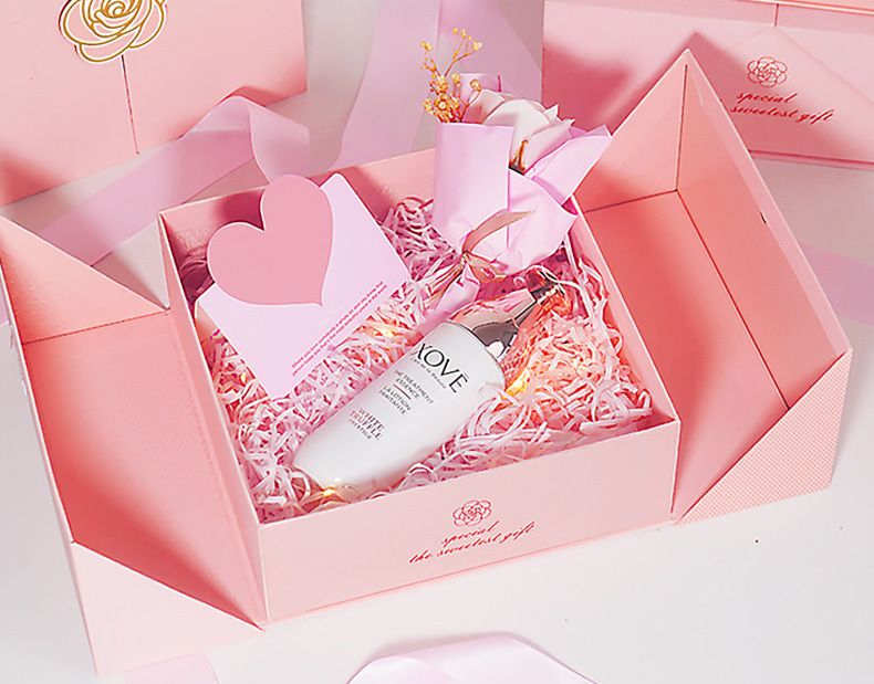 Professional Matte Glossy Luxury Beauty Gift Box With Durable Materials And Easy Assembly