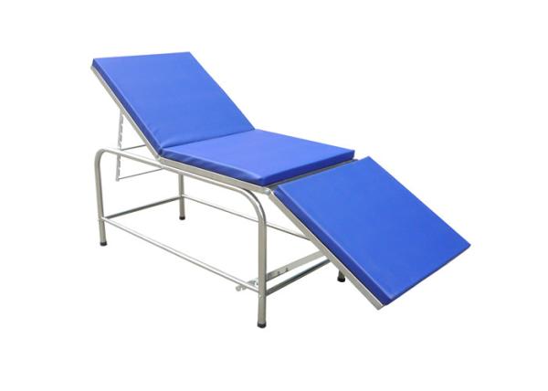 Stainless Steel Exam leather adjustable couch (ALS-EX104)