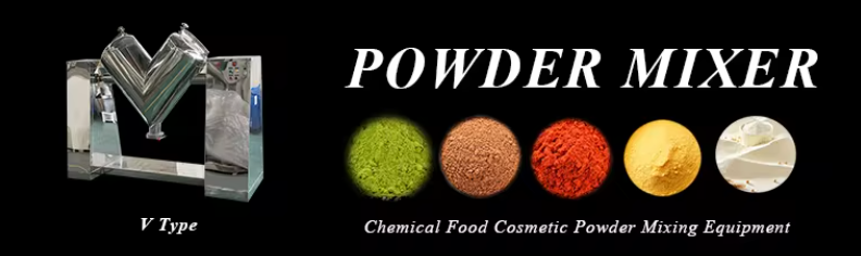 Stainless Steel V Shape Dry Powder Mixing Machine with Vacuum Pump Included