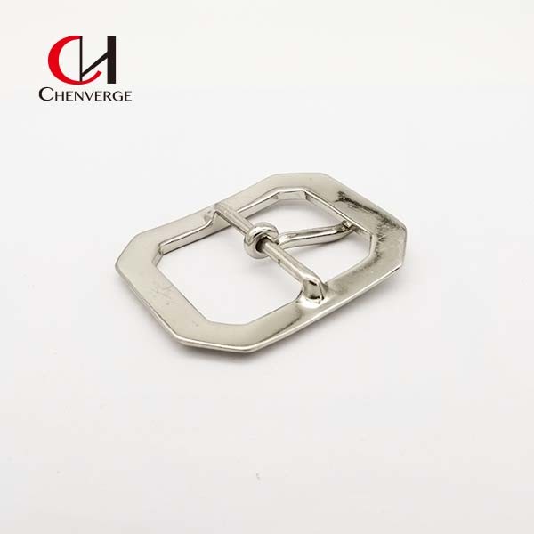 Square Silver Center Bar Belt Buckles Length 7cm Erosion Resistant 49.6g