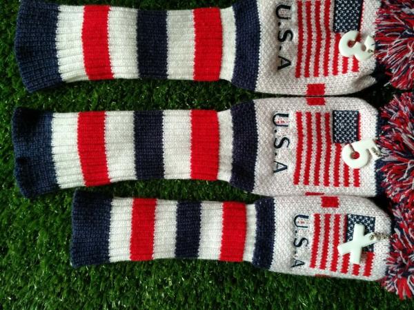 knitted head cover , golf knitted head cover , golf head cover  , golf headcover