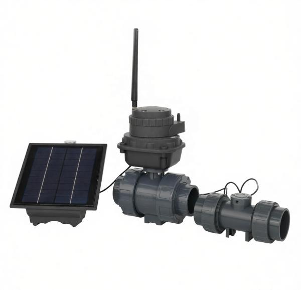 ETRANY LORA Operated Electric Actuator Ball Valve 2 Inch Port High Temp Water Reducing Irrigation 10-16Bar Pressure OEM Solar