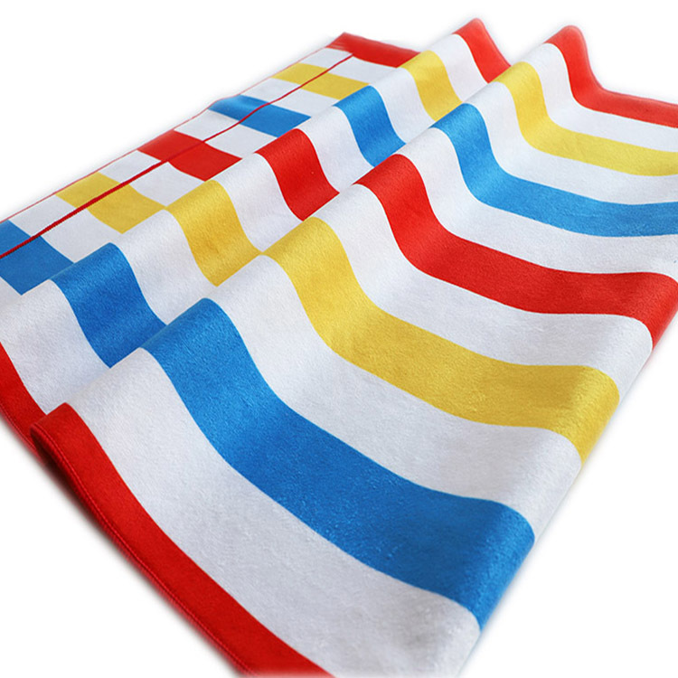 500gsm Polyester Waterproof Microfiber Beach Towel 75x150