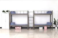 School Furniture White Screwless Students Metal Double Metal Bunk Bed