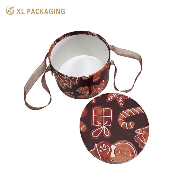 Ручка цилиндр подарочная коробка конфеты большой подарок свеча мультфильм игрушка цветок упаковка ремесла бумажная трубка с логотипом