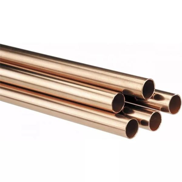 1/4 to 3/4 Round Copper Pipes with Wall Thickness 0.3mm-20mm for Oversea Jobs