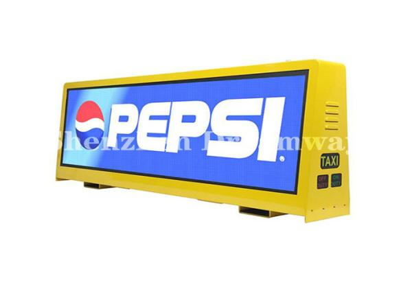 Wireless 4G Wifi Taxi LED Display P5 Double Sided Screen Cab Roof Signs SMD2727