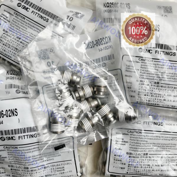 SMC Brass Nickel plated Inner Hex Threaded Lightweight KQ2S One-touch Straight Fittings  KQ2S04-02AS	KQ2S06-M6N KQ2S06-M5A	KQ2S06-01NS KQ2S06-01AS	KQ2S06-02NS KQ2S06-M6A	KQ2S06-03NS KQ2S06-02AS